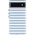 Blue and White Stripes Pixel Cases